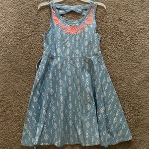Blue justice dress